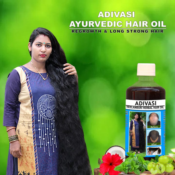 Adivasi Herbal Hair Oil (Buy 1 Get 1 Free)(Pack of 2)