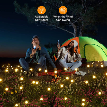 Enchanting Firefly Lights : Unique Solar Powered Garden Lights (Multi Sets)