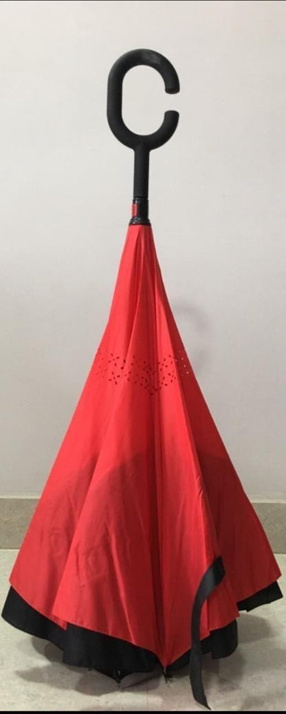 Inverted Reversible Umbrella (Multicolor)