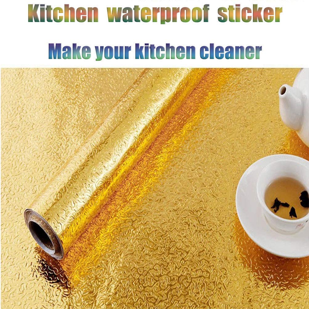 Kitchen Oil-proof Stickers Waterproof {Pack of 2) 4 Metres